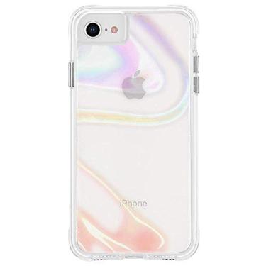 Imagem de Case-Mate - Capa para iPhone SE (2020) - Capa para iPhone 8 - Bolha de sabão - Design para Apple iPhone 4,7 polegadas - Redemoinho iridescente