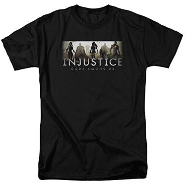 Imagem de InJustice: Gods Between Us - Camiseta com logotipo tamanho GG