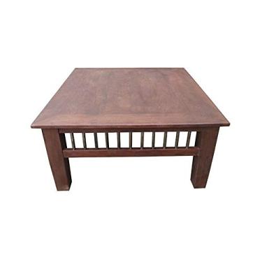 Imagem de Mesa de Centro Rústica Varsóvia em Madeira de Demolição - Cód 2473