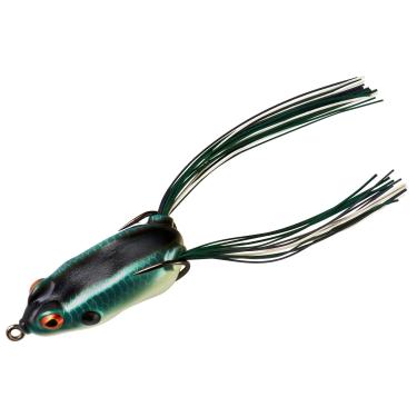 Imagem de BOOYAH Pad Crasher Jr Topwater Bass Fishing Hollow Body Frog Isca com anzóis sem ervas daninhas, sapo Shad