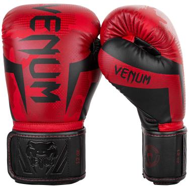 Imagem de Venum Luvas de boxe unissex adulto Elite, camuflagem vermelha, 340 g EUA