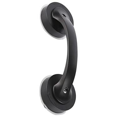 Imagem de NC Ventosa Ventosa Corrimão Acessórios domésticos Ajudando a lidar com toalete Banheiro Seguro Barra de apoio para paredes de segurança Criança Crianças - Preto