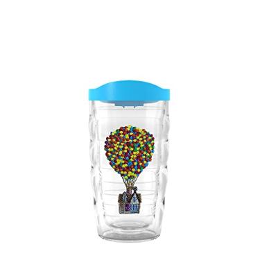 Imagem de Tervis Disney – Up House Balloons Made in USA Copo de viagem com isolamento térmico de parede dupla mantém as bebidas frias e quentes, 290 ml, clássico