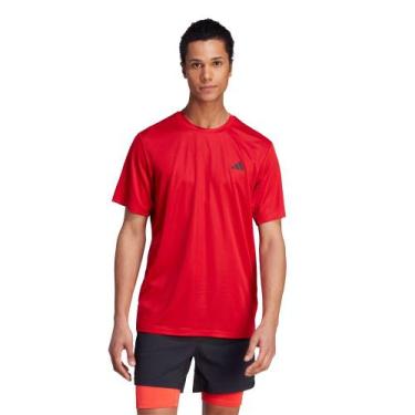 Imagem de Camiseta Adidas Essentials Base Vermelho