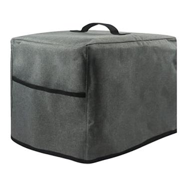 Imagem de Gicov Bolsa de armazenamento de fritadeira a ar à prova d'água com bolso capa de panela de arroz à prova de poeira fácil de limpar para aparelhos de cozinha