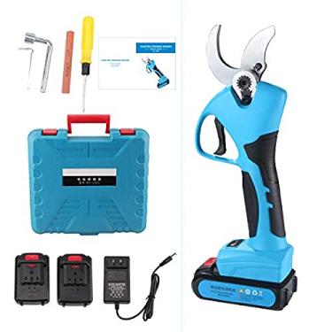 Imagem de Tesoura de poda elétrica profissional 240V, diâmetro de corte 0-45mm, recarregável alimentada por bateria de lítio 2Ah, podador elétrico, 8-10 horas de trabalho 56Sensacional