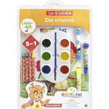 Imagem de Livro-Kit Ler & Colorir - Escolinha