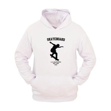 Imagem de Moletom Masculino Canguru Flanelado Skate California Inverno
