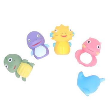 Imagem de Fantoche de Dedo de bebê, Fantoche de Dedo Fofo de Plástico Macio para Educação Infantil (1244 Animal)