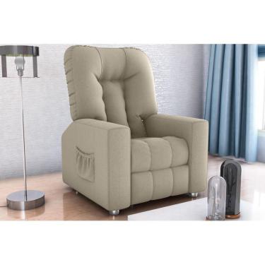 Imagem de Poltrona Reclinável MX5 Pallas Suede Bege B251- Matrix