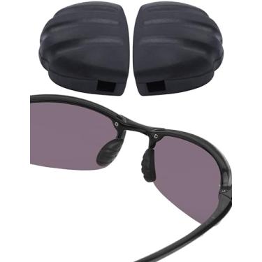 Imagem de Bowyer 1 par de protetores de nariz de substituição compatíveis com óculos de sol Maui Jim Banyans - Preto