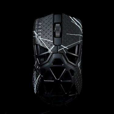 Imagem de Adesivo BTL Mouse Grip Tape para Razer Viper Minise Mini Signature Edition Antiderrapante Suck Sweat Pre Cut Easy Instand Preto Branco