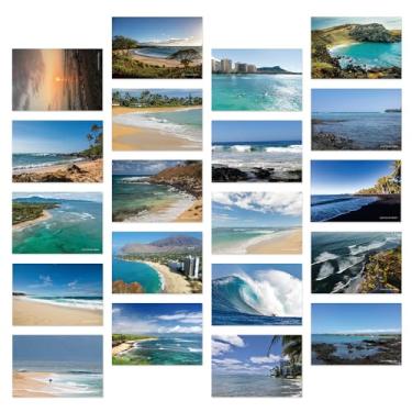 Imagem de Dear Mapper Pacote de cartões postais Surfing In Hawaii 20 peças/conjunto de cartões postais esportivos de surfe vintage cartões postais de viagem resort de surfe cartão postal de férias para presente