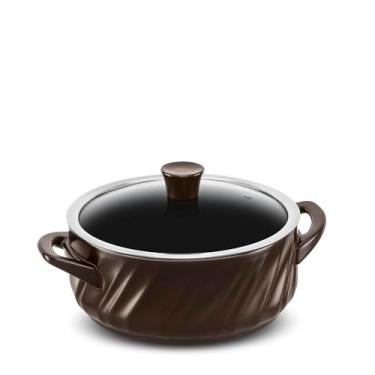 Imagem de Ceraflame Caçarola Baixa Twist 24cm 3500ml (Indução) - Chocolate