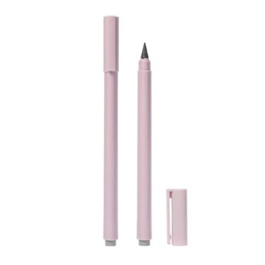 Imagem de Joucien Simple Trend Lápis sem Afiar Lápis de Desenho de Estudante Sem Tinta - 6 peças - Alavanca Rosa Claro - HB