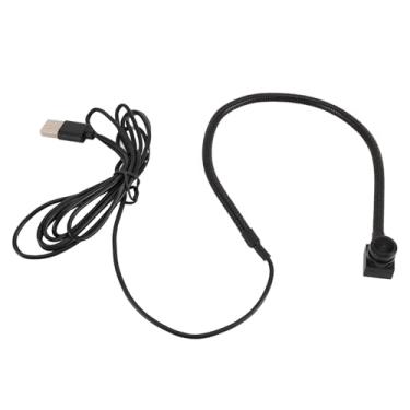 Imagem de Webcam Central para Laptop PC, Câmera Web Com Lente de Foco Fixo 1080P 2MP Microfone Embutido, Plug and Play USB Minúscula Webcam Câmera de Tela Intermediária para Conferências