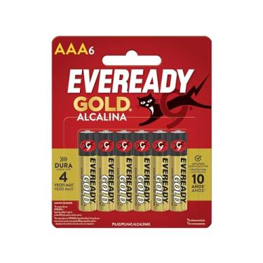 Imagem de Eveready – Pilha Alcalina Gold AAA (Palito) | 1,5V, Longa Duração e Excelente Custo-Benefício