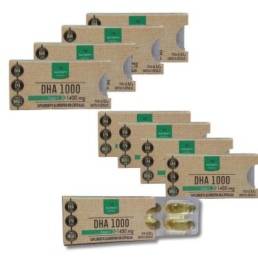 Imagem de Kit 9 Omega 3 Dha 1000 4comp - Nutrify-Unissex