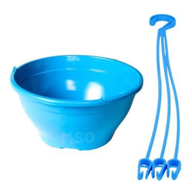 Imagem de 10 Vaso plastico Cuia 21 flores e plantas volume 2 Litros  Coloridas c