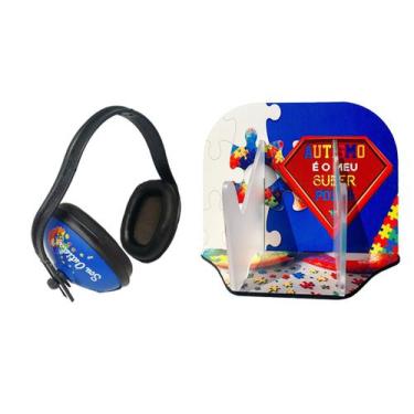 Imagem de Suporte Infinity para Abafador de Ruidos para Autistas - Coleção Tea e