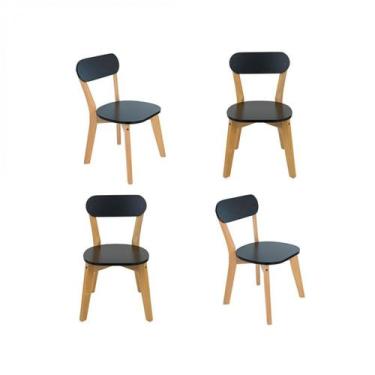 Imagem de Conjunto 4 Cadeiras Antonella Laqueado - Gamma Móveis