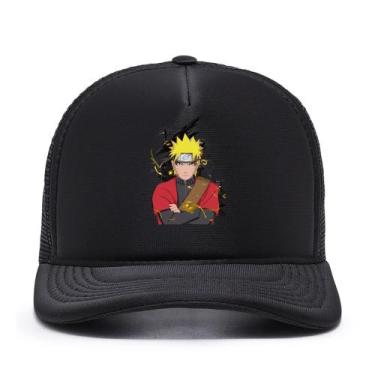 Imagem de Boné Akatsuki Nuvem Naruto Anime Itachi Lançamento Top - Milene Store,