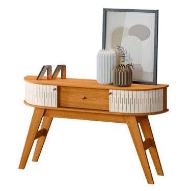 Imagem de Aparador Estoril 136cm 306139 Cinamomo Off White Madetec