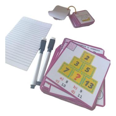 Imagem de Jogo Desafio Matemático Cálculo Lógico Cartinhas Respostas - T&D Jogos