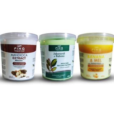 Imagem de Kit Cronograma Capilar Hnr Salão Em Casa Sos Capilar 3 Und - Fixa Cosm