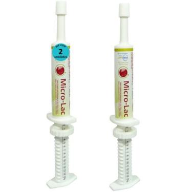 Imagem de Micro Lac Aditivo Probiótico Para Cães Gatos Equínos 15g Kit Com 2 - I