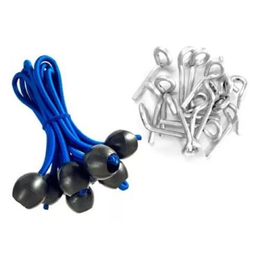 Imagem de Extensor Bolinha Para Instalação Capa Lona Piscina Kit Com 20 Unidades