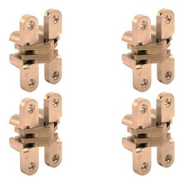 Imagem de Dobradiça Para Porta Interna Invisível 70mm Oculta 4 Peças - Rayco