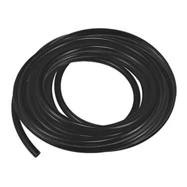 Imagem de VekAuto Mangueira de linha de ventilação de combustível, 0,5 x 800 cm 5 mm x 8 m tubo de mangueira de gasolina universal para ATV Dirt Bike Go Kart poliuretano durável preto