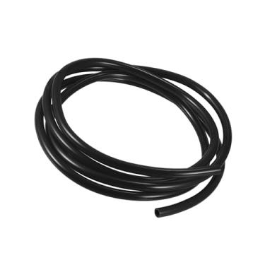 Imagem de Motoforti Tubo de 0,31" x 79" 8 mm x 2 m Carburador Linha de Ventilação de Combustível Linha Universal de Gasolina Tubo de Mangueira para ATV Dirt Bike Go Kart Ciclomotor Bolso Bicicleta Scooter Preto