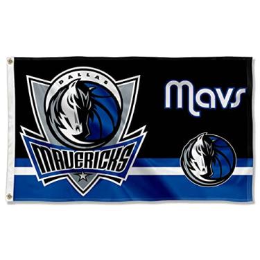 Imagem de WinCraft Bandeira com logotipo duplo Dallas Mavericks para ambientes internos e externos