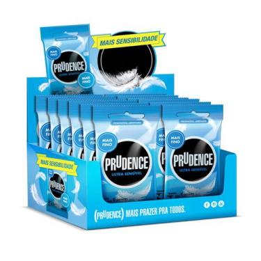 Imagem de Caixa Fechada Preservativo Prudence Ultra Sensível Com 24 Saches Leve 