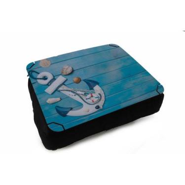 Imagem de Almofada Bandeja para Notebook Laptop Náutico Oceania Praia Mar - Delu