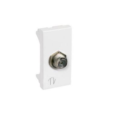 Imagem de Tomada para Antena de TV cabo Coaxial Branco - Pial Plus - PIAL LEGRAN