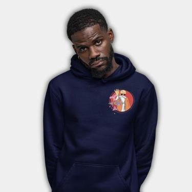 Imagem de Blusa Moletom Agasalho Unissex com Capuz 100 % Algodão - Mestre Kame D