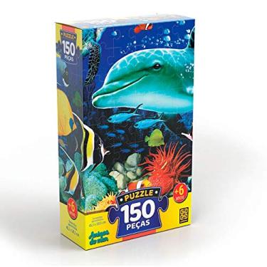 Imagem de Quebra-Cabeças Amigos do Mar 150 Peças Grow