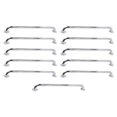 Imagem de Barra de Apoio 70cm Inox Kit 11 Unidades Suporte Idoso Gestante Crianç