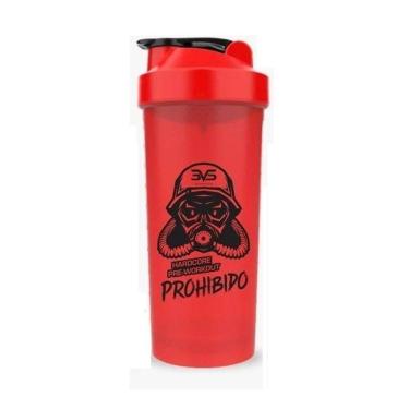 Imagem de Coqueteleira Prohibido (600ml) - Cor: Vermelha