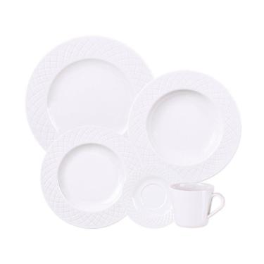 Imagem de Aparelho Jantar Tramontina Ingrid Porcelana Decorada 30 Peças Tramontina