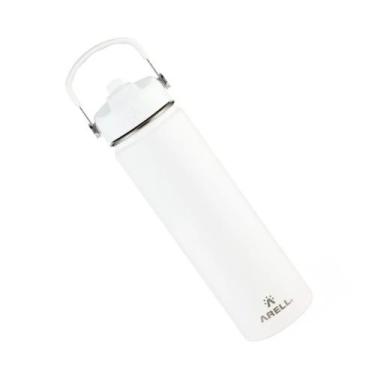 Imagem de Garrafa straw flask 650ml iceberg fitness, academia, camping, treino -
