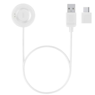 Imagem de Cabo carregador USB para smartwatch iTouch Wearables Air 3 e smartwatch Sport 3, base de carregamento de substituição compatível com smartwatch iTouch Air 3, smartwatch Sport 3 (branco)