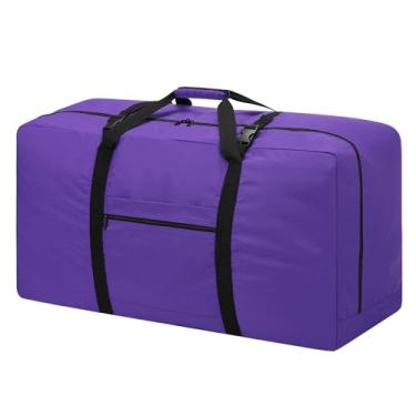 Imagem de Bolsa esportiva extragrande, bolsa de viagem de 82,5 cm, bolsa de bagagem leve para atividades ao ar livre, viagens, esportes, Roxo - S, XL, Bolsa esportiva extragrande
