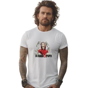 Imagem de Camisa Camiseta La Casa De Papel M6 - Rainha da Floresta, G, Branco un