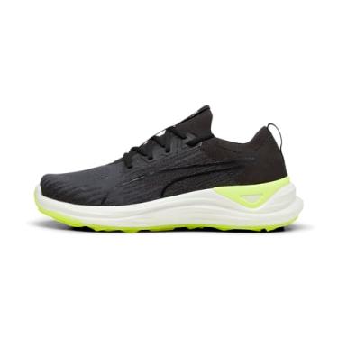 Imagem de pumagolf Tênis masculino Electrocat Nitro, Puma Preto-Forte Cinza-Amarelo Rápido, 46