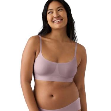 Imagem de True & Co Sutiã feminino macio com decote quadrado ajustável nas costas, Sabugueiro, GG