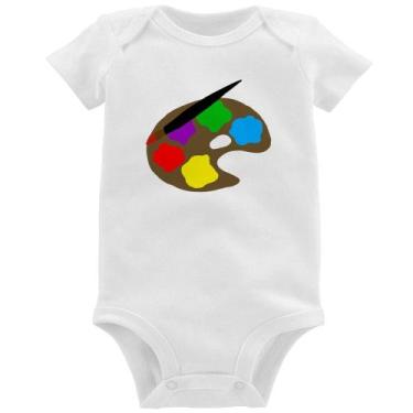 Imagem de Body Bebê Paint Colors Artboard - Foca na Moda, Branco, G